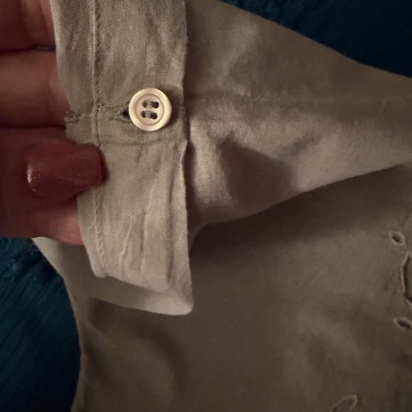 IRO Beige Embroidered Blouse - Picture 3 of 16